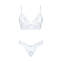 Еротичний комплект Obsessive Heavenlly 2-pcs set XS/S, бюстгальтер і танга, фото 4