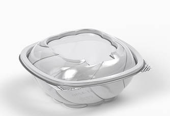 Бокс для салату Itex PET з кришкою 500 мл d14,4 см h8,2 см (IT-5500/400)
