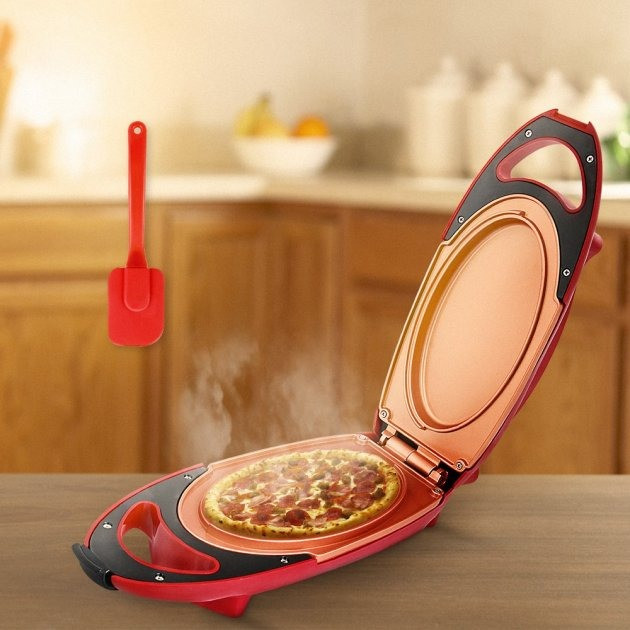 Двухсторонняя электросковорода для вторых блюд Red Copper 5 Minuts Chef ...