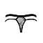 Чоловічі прозорі стринги Passion 029 THONG COLLIN L/XL Black, сітка, фото 7