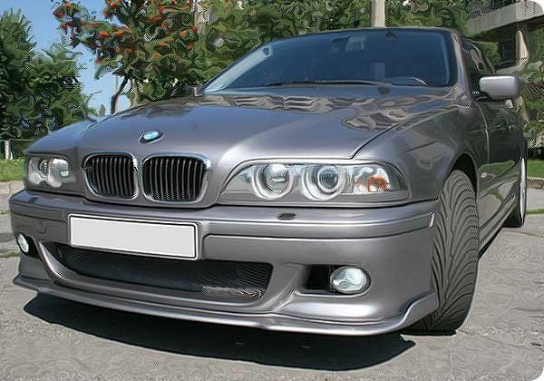 Вії на БМВ Е39 (BMW E39) (накладки на фари)