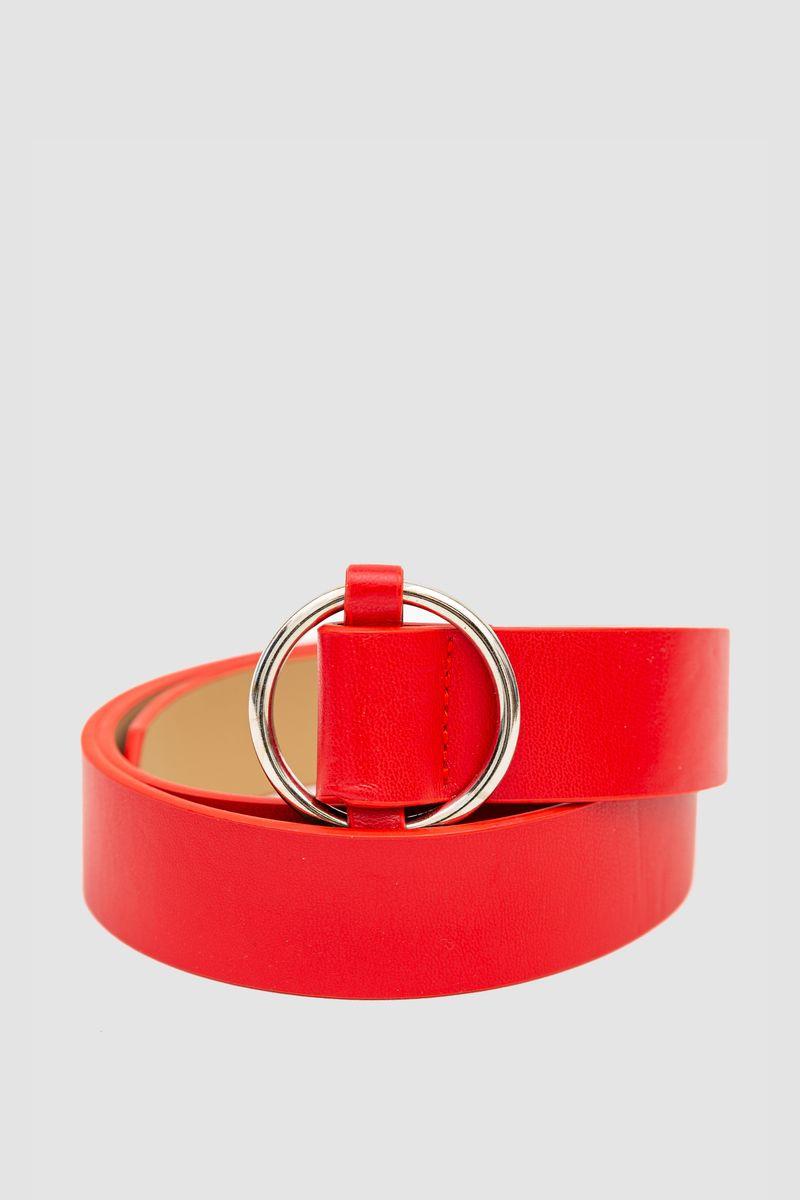 Ремінь жіночий 196R3510Y0W11, колір червоний, 196R3510W11, фото 1