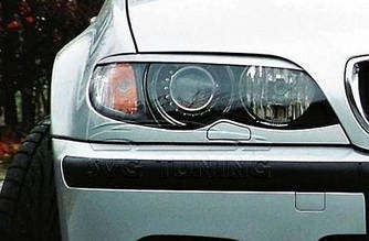 Вії на БМВ Е46 (BMW E46) рестайлінг (накладки на фари)