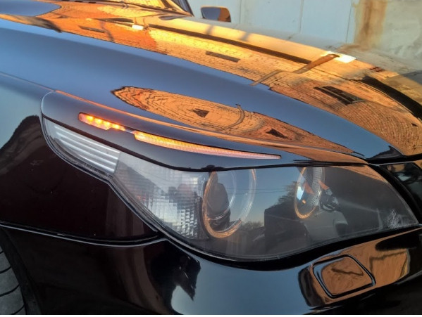 Вії на БМВ Е60 (BMW E60) (накладки на фари), фото 1