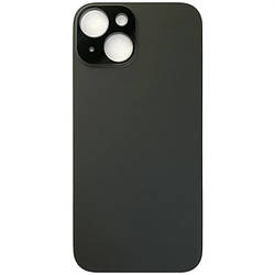 Задня кришка (скло) iPhone 15 Plus black (big hole) (оригінал завод)