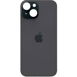 Задня кришка (скло) iPhone 15 black (big hole) (оригінал завод)