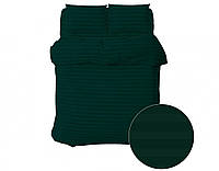 Постільна білизна Home Line. Сатин-страйп Комбі зелене-Євро