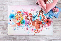 Коврик в детскую комнату ТАС. Disney Winx Watercolour-80х140