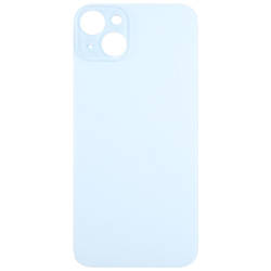 Задня кришка (скло) iPhone 15 Plus blue (big hole) (оригінал завод)