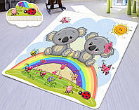 Коврик в детскую комнату Chilai Home. Rainbow elephants-100х160