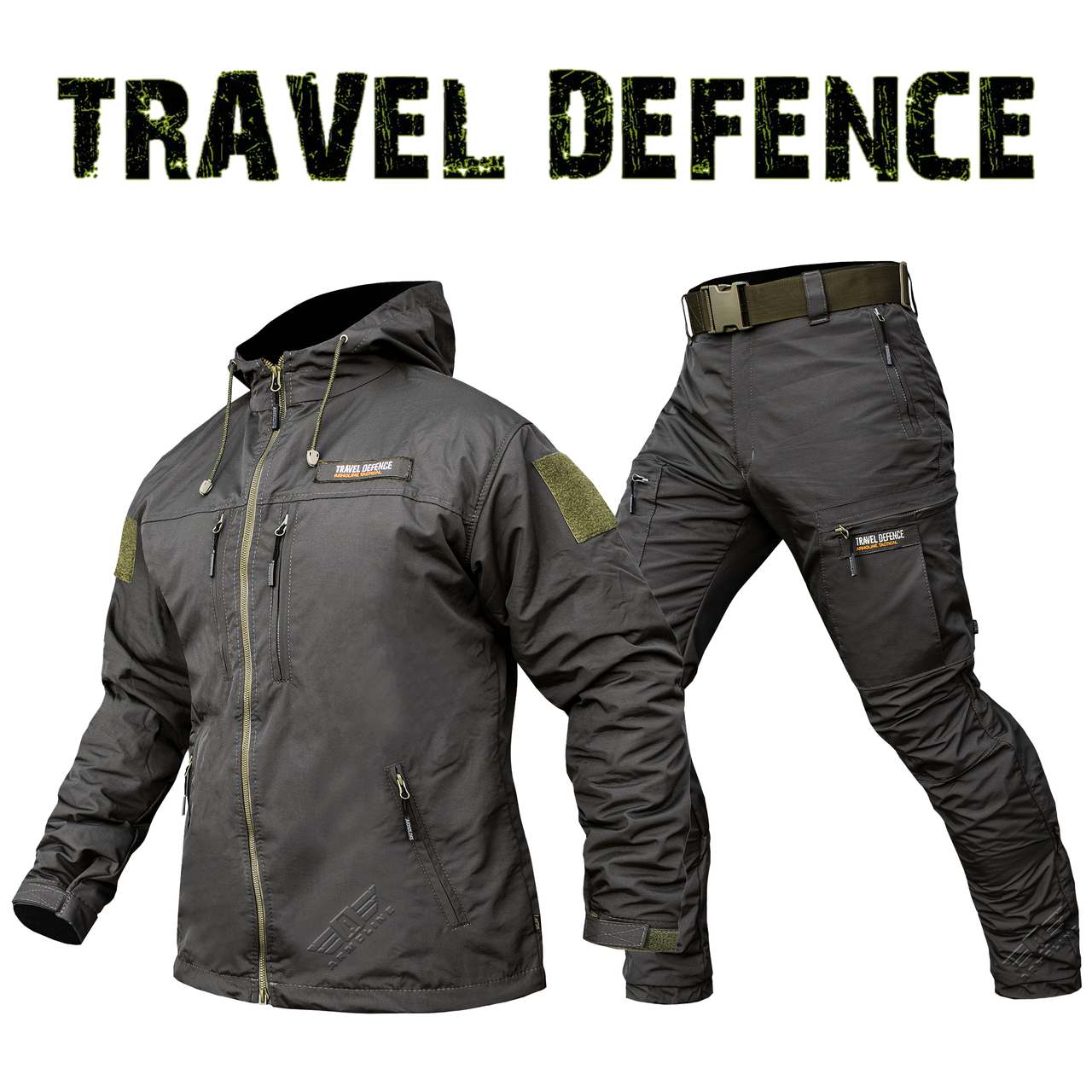 Комплект мілітарі "TRAVEL DEFENCE" DARK OLIVE (Таслан + Мікрофліс)