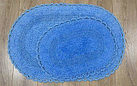 Набір килимків Irya. Vermont lacivert-60х90+40х60