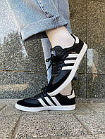 Кроссовки Adidas Samba Black/White adi-0358