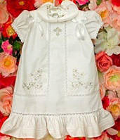 Платье крестильное Mimino baby. Машенька серебро-18-24 мес-89-99