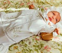 Платье крестильное Mimino baby. Машенька золото-18-24 мес-89-99