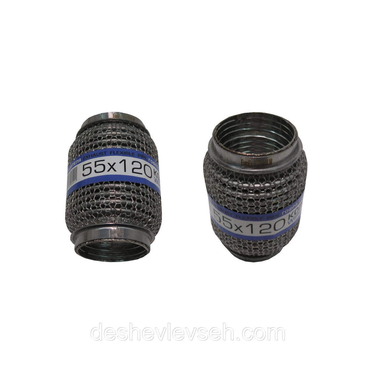 Гофра глушника 55X120 інтерлок КІЛЬЧУГА (EuroEX)