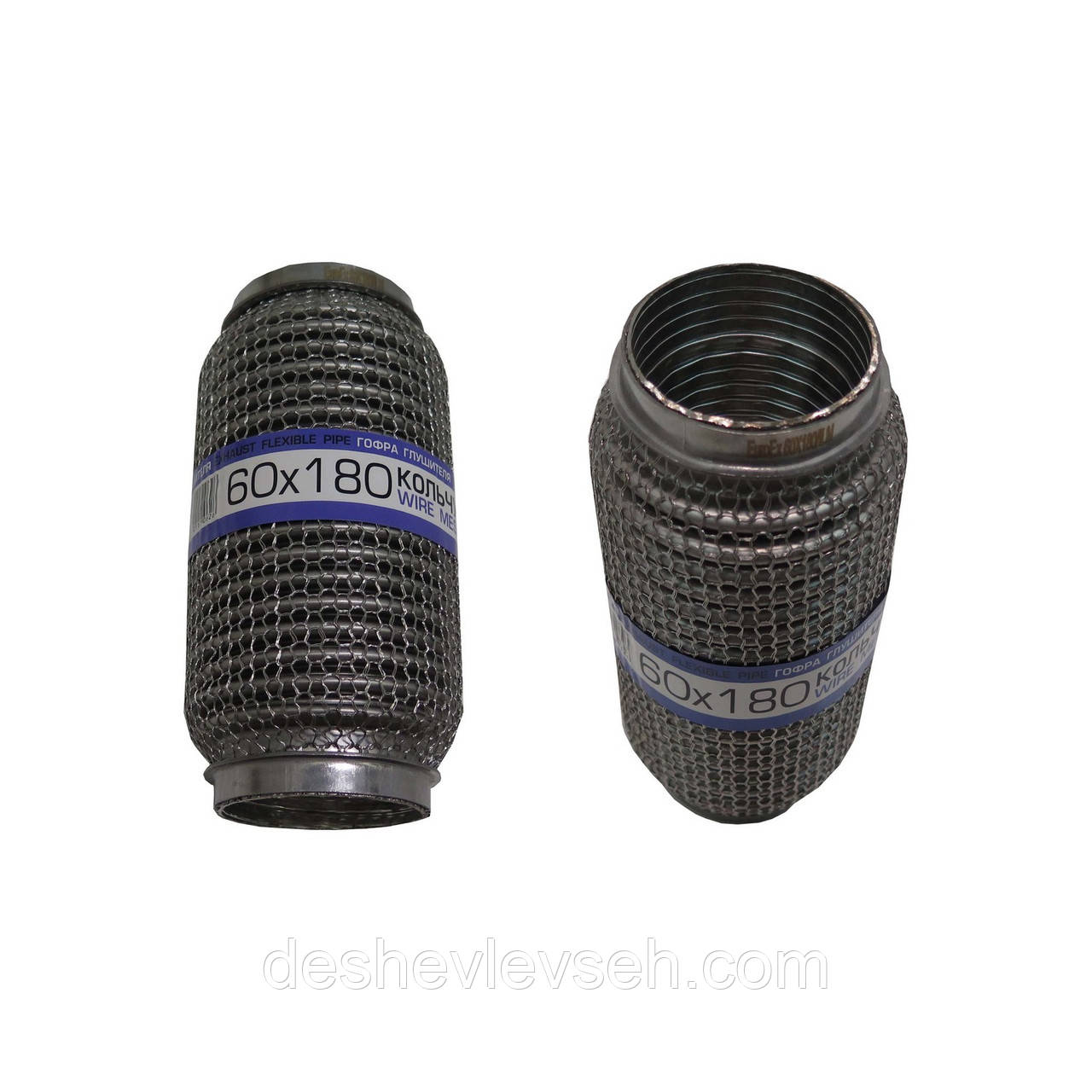 Гофра глушника 60X180 інтерлок КІЛЬЧУГА (EuroEX), фото 1