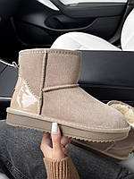 Женские ботинки UGG Mini теплые угги мех