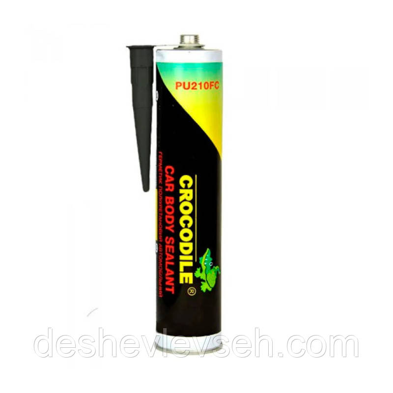 Герметик кузова Crocodille PU 210 310ml білий (Crocodille)