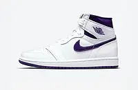 Кроссовки Nike Air Jordan 1 Retro High "Court Purple" кросівки найк