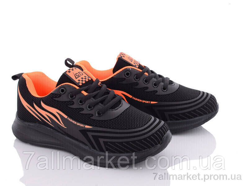 Кросівки дитячі модні Весна/осінь W121 orange (8 пар р.36-41) "LQD" недорого гуртом від прямого постачальника