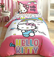 Подростковое постельное белье TAC. Disney Hello Kitty Rainbow-1,5-спальный подростковый