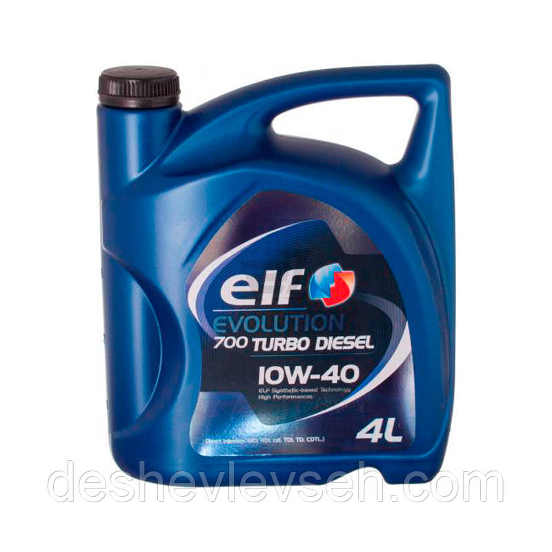 Масло 10W40 4л TURBO DIESEl EVOLUTION 700, 203701, (ELF)