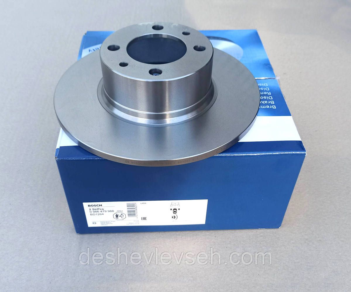 Диск гальмівний ВАЗ-2101, 2101-3501070, (BOSCH)