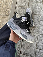 Кроссовки Nike Air Jordan 4 Black/Grey nik-0403 кросівки найк