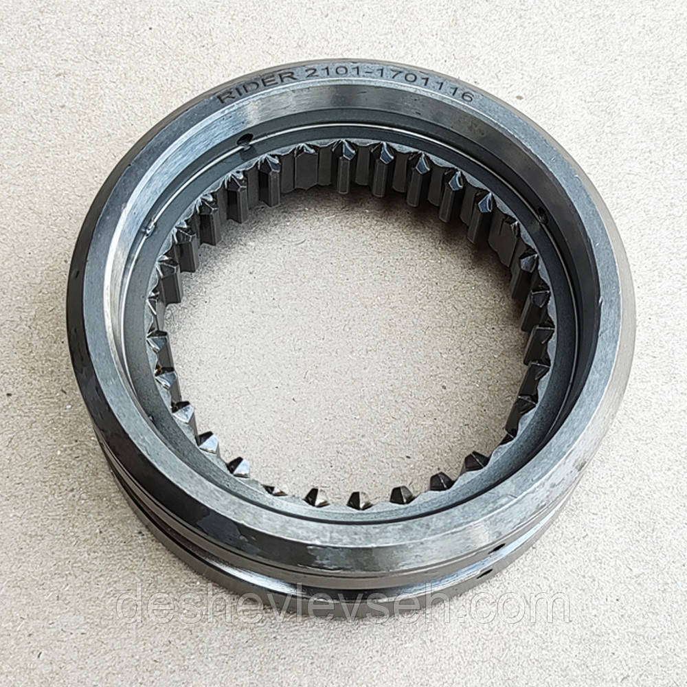 Муфта КПП ВАЗ-2101 1-2-3-4-й передачі, 2101-1701116, (RIDER), фото 1