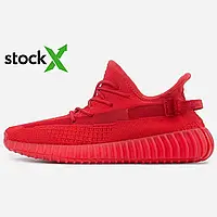 Кросівки 0007 Yeezy Boost 350 V2 Red витки буст