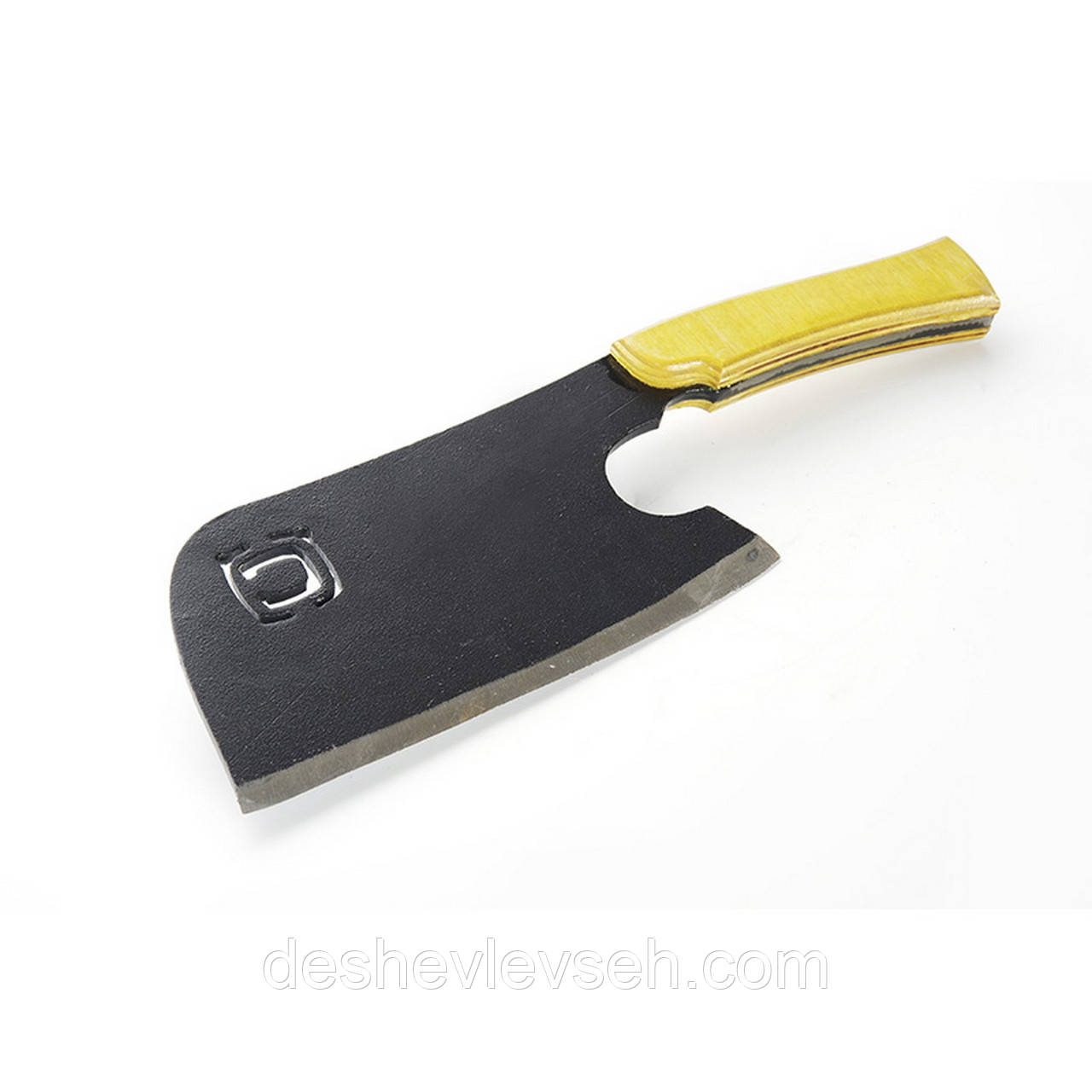 Нож туристичний розділочний цільнометалевий з дерев'яною ручкою 750 г, 960322, (СИЛА), фото 1