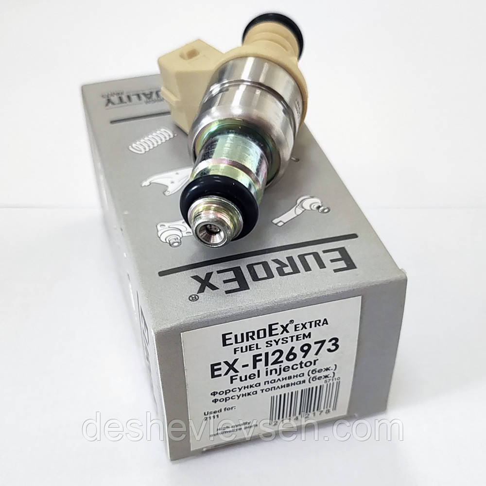 Форсунка ВАЗ-2111 бежева (М-7.9.7, Я-7.2) 3.0 атм, EX-FI26973, (EuroEX), фото 1