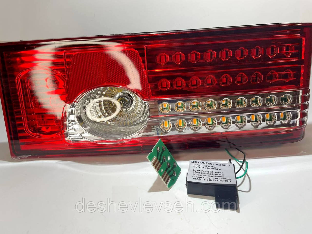 Ліхтар задній ВАЗ-2108 ТЮНІГ LED RED (54), фото 1