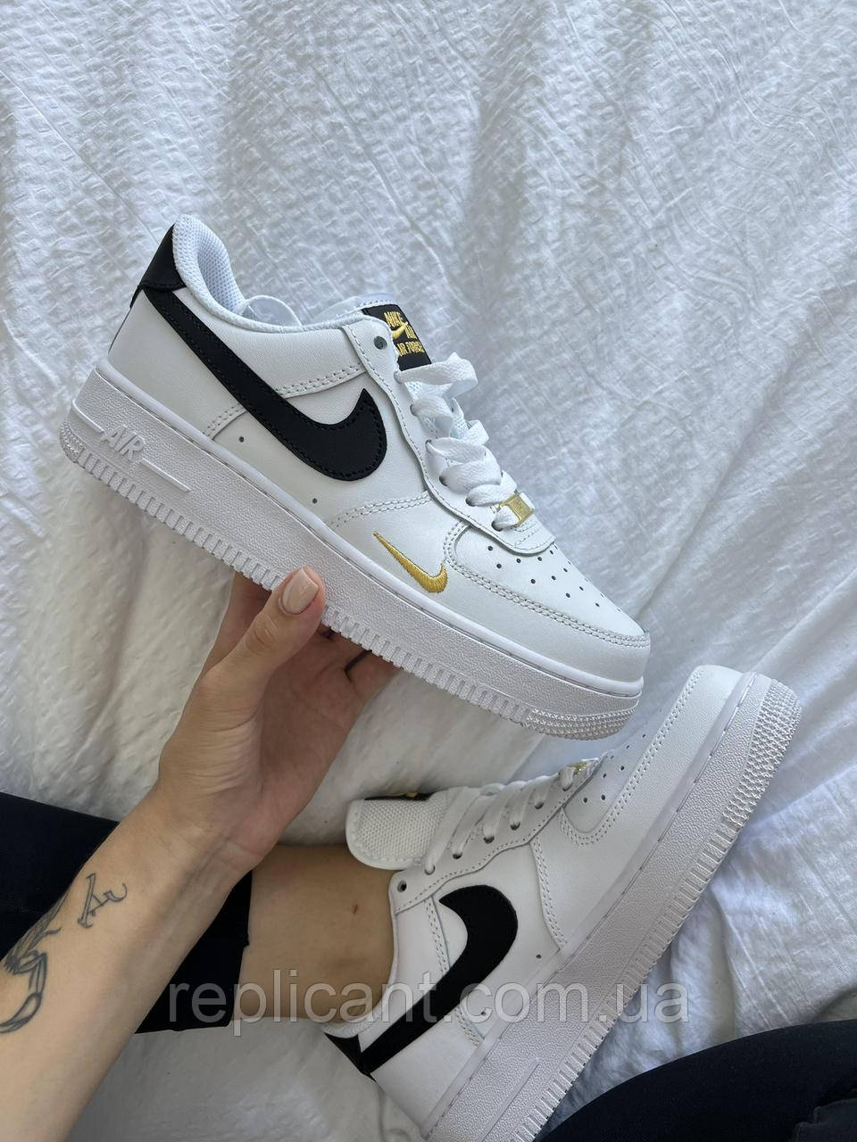Кроссовки Nike Air Force Gold Swoosh кросівки найк