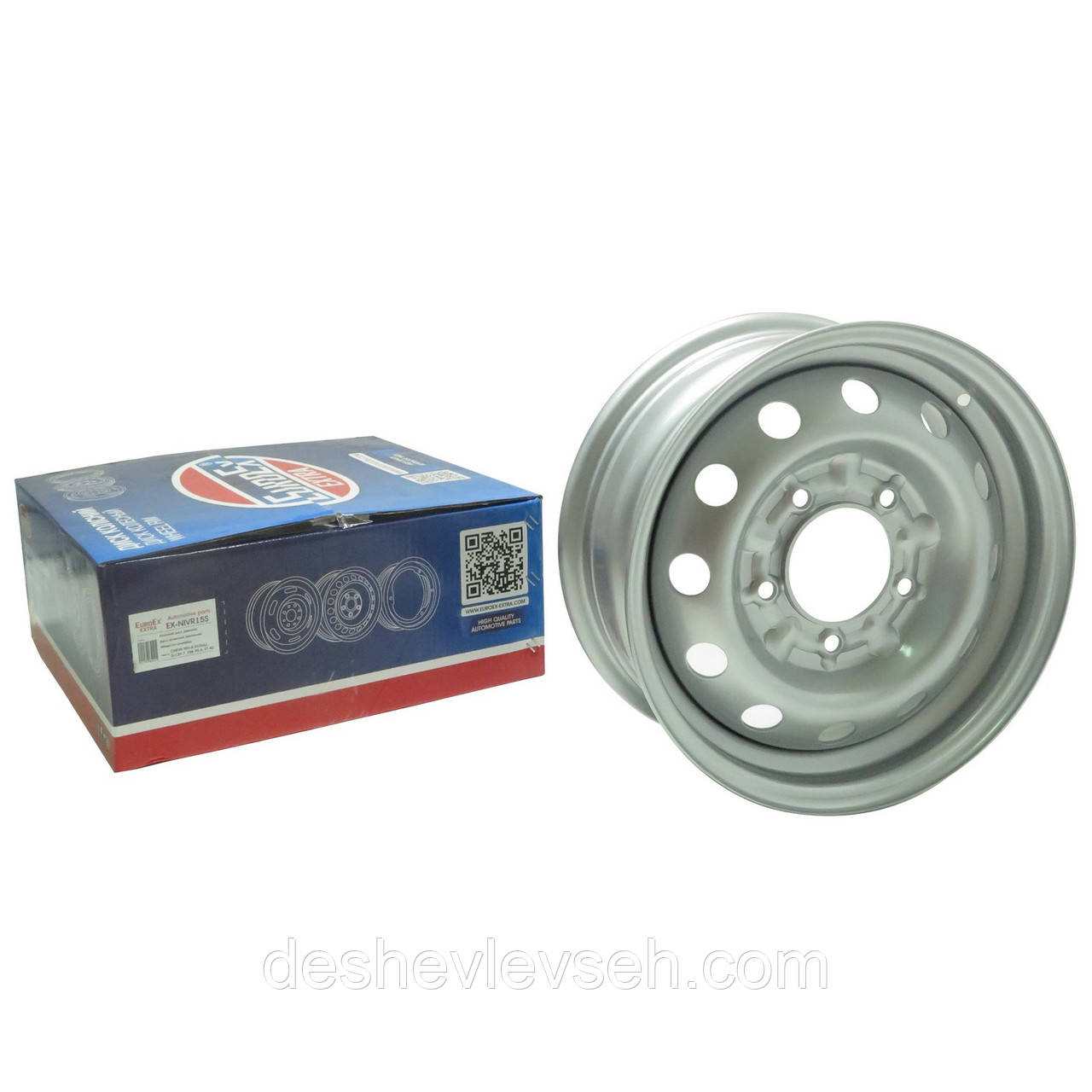 Диск колісний ВАЗ-2123 (металік) R15x6J, 5x139.7, DIA 98.6, ET 40, EX-NIVR15S, (EuroEX)