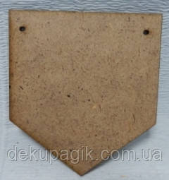 Ялинкова прикраса, підвіска для гірлянди Прапорець № 2, фото 1