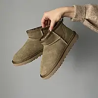 Ботинки UGG Ultra Mini Brown угги зимние