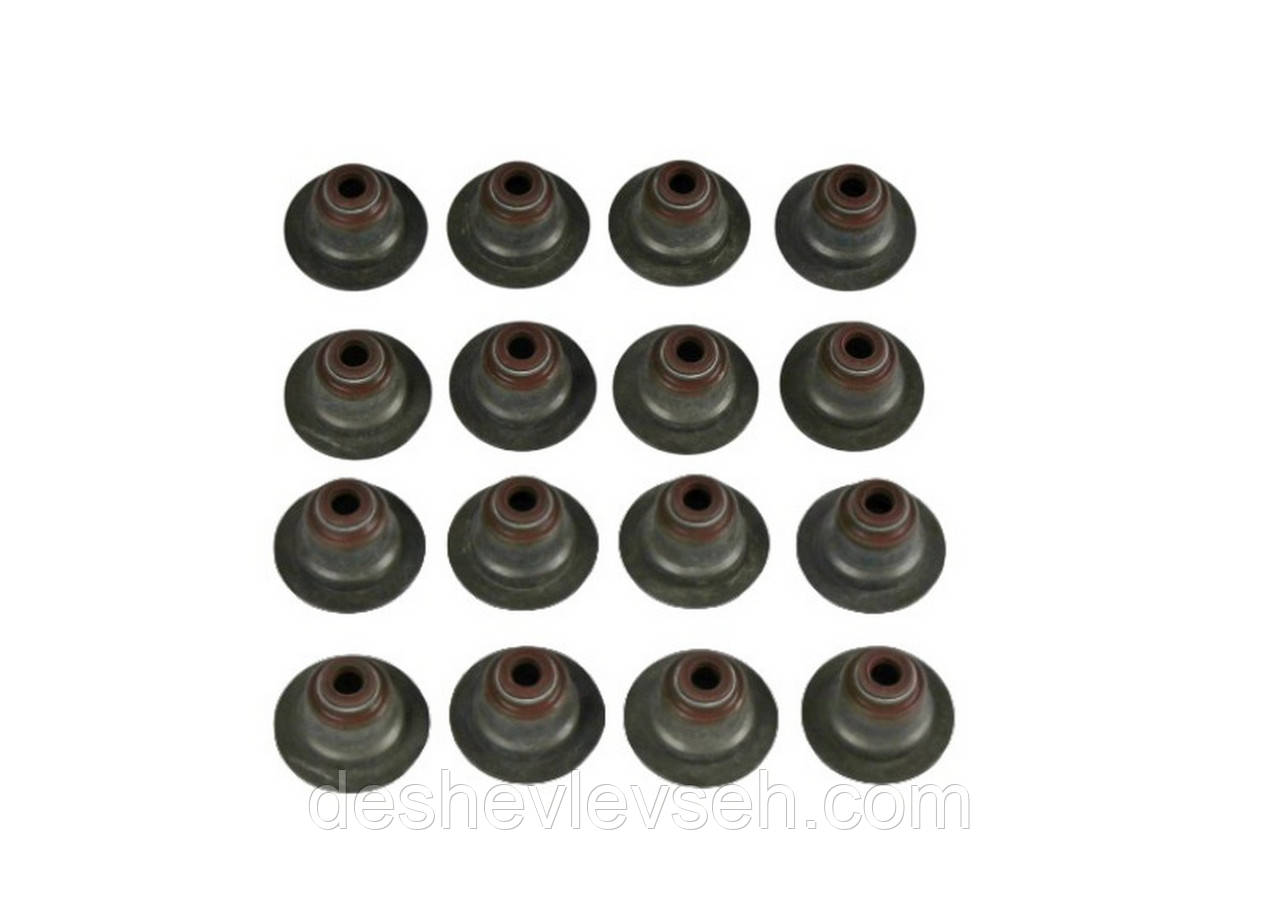 Сальники клапанов AVEO,LACETTI,LANOS 1,6 (к-т 16 шт), 96840122, (GM), фото 1