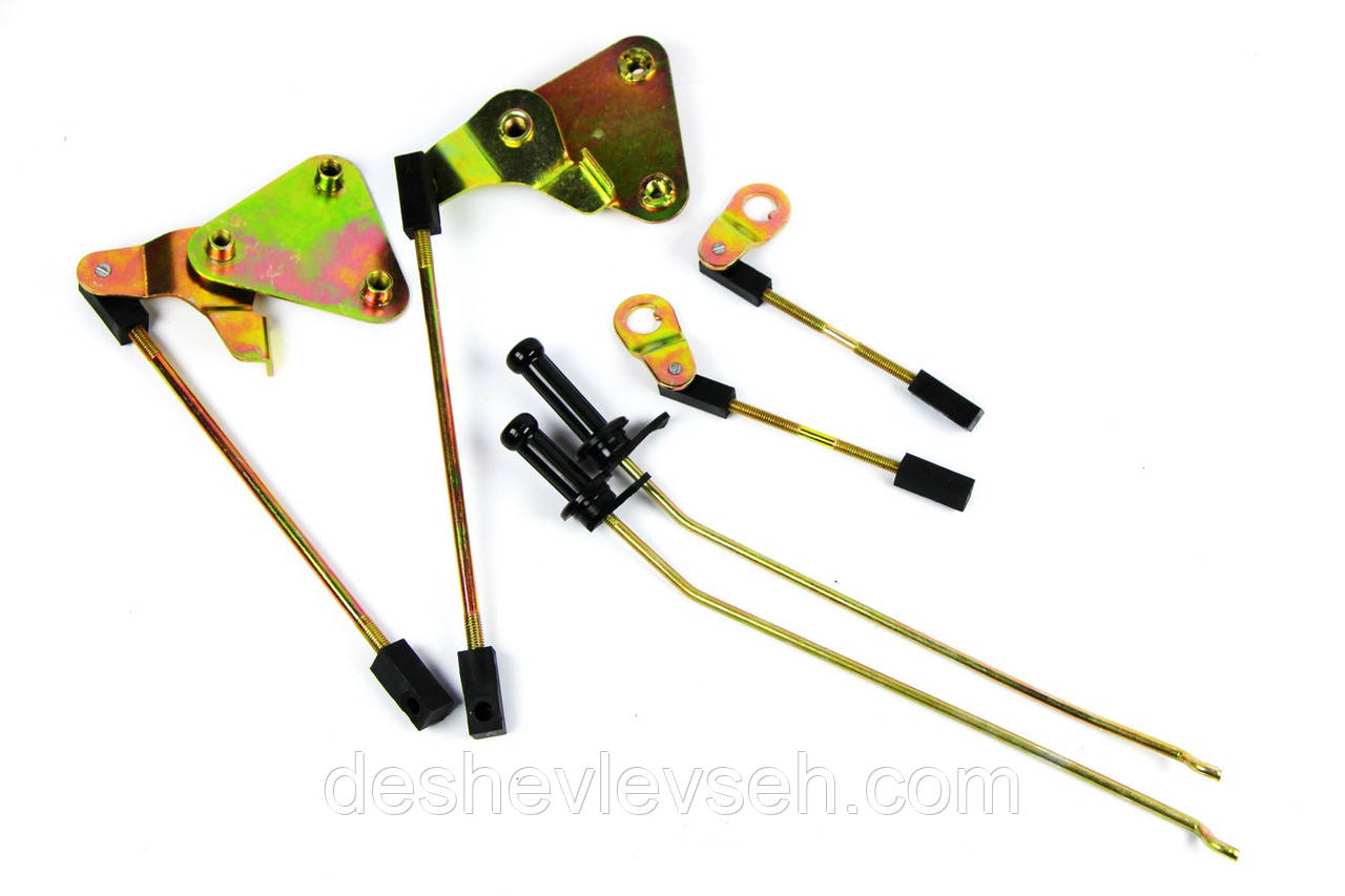 Замок дверей ГАЗЕЛЬ механізм викл замка з тягами, 3302-6105518, (Україна), фото 1