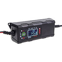 Зарядний пристрій VOIN 12 V/4A/3-120AHR/LCD/Iмпульсний, VL-124, (Vitol)