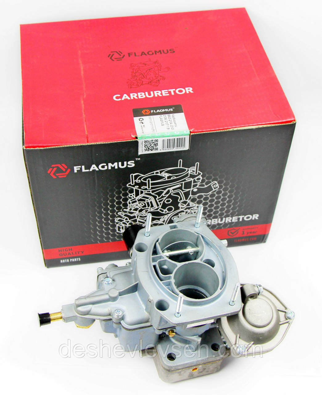 Карбюратор ВАЗ-2107-20 V-1500-1600 (з еклап.), 2107-1107010, (Flagmus)