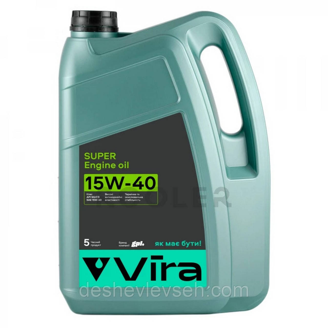 Масло 15W40 5л SUPER SG/CD (VIRA)