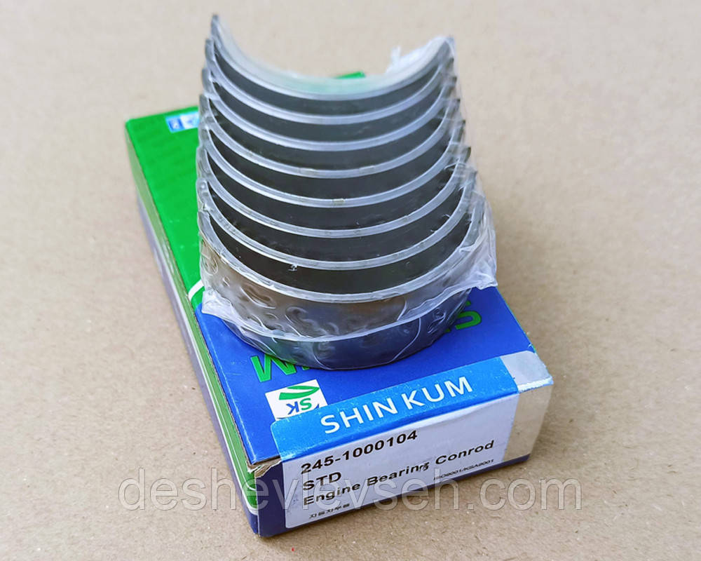 Вкладки ТАВРІЯ шатунні d+0.00 станд, 245,1000104, (SHIN KUM), фото 1