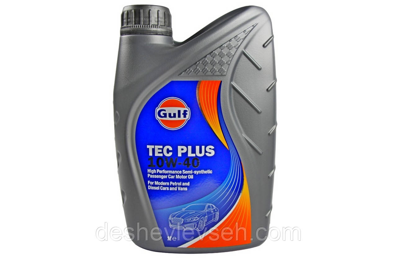 Олія 10W40 1 л TEC Plus, 130117601756, (GULF), фото 1