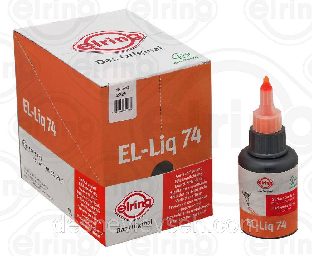 Герметик-прокладка ГБЦ 50ml КРАСНИЙ (анаеробний прокл дах клап 2112), 461,682, (ELRING), фото 1