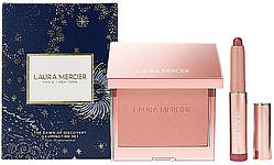 Набор Laura Mercier The Dawn Of Discovery Illuminating Set (blush/6g + eyeshadow/85g)