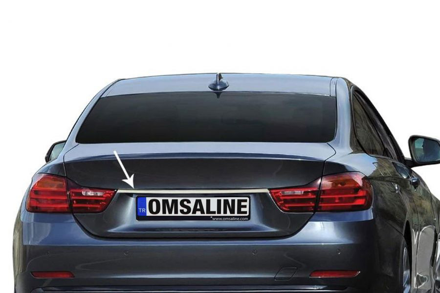 Планка над номером (нерж.) для BMW 4 серия F-32 2012-2024 гг - фото 1 - id-p1887257058