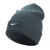 Шапка Nike U PEAK BEANIE SC MTSWSH L Темно-зеленый One size (7dFB6527-328 One size)