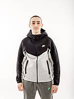 Мужская Толстовка Nike M NK TCH FLC FZ WR HOODIE Разноцветный XL (7dFB7921-064 XL)